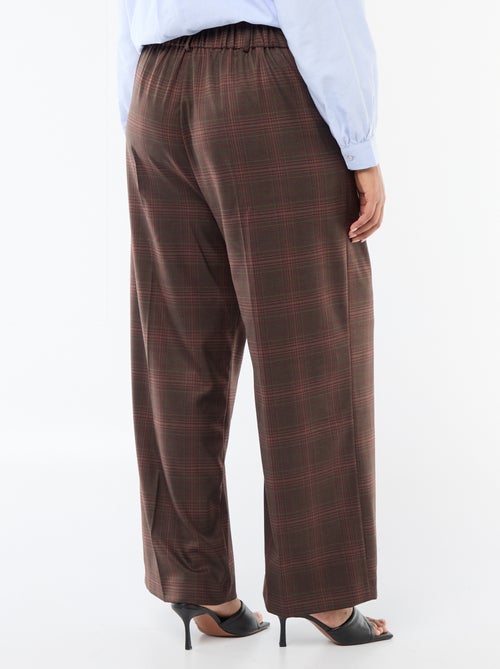 Pantaloni ampi a quadri - Kiabi