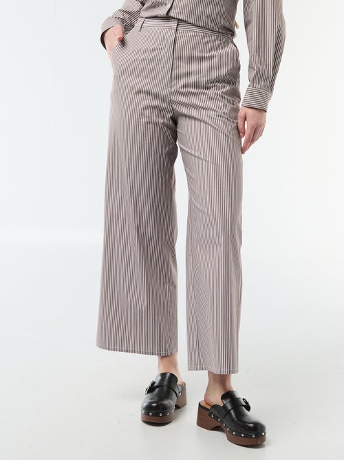 Pantaloni ampi a righe - Kiabi