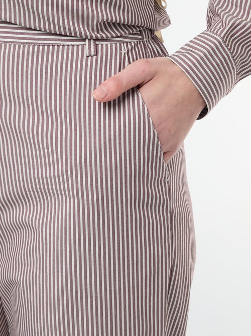 Pantaloni ampi a righe - Kiabi