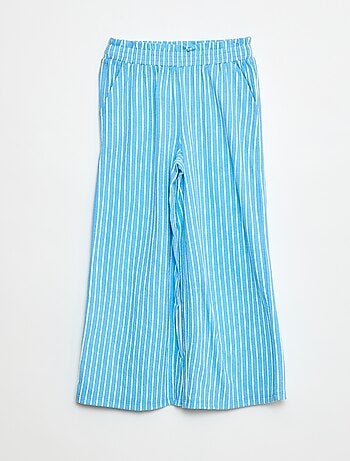Pantaloni ampi a righe