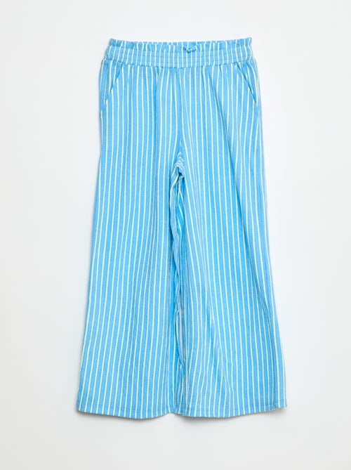 Pantaloni ampi a righe - Kiabi