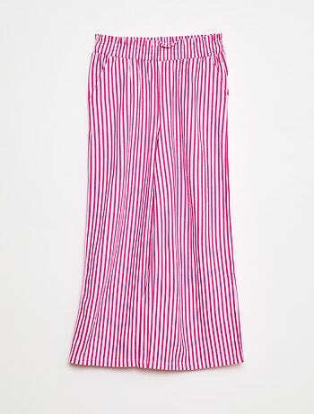 Pantaloni ampi a righe