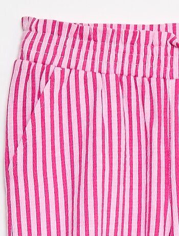 Pantaloni ampi a righe