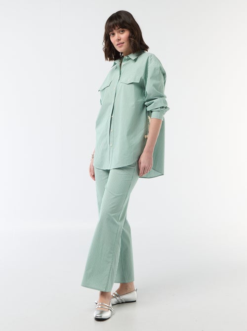 Pantaloni ampi a righe - Kiabi