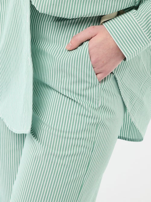 Pantaloni ampi a righe - Kiabi