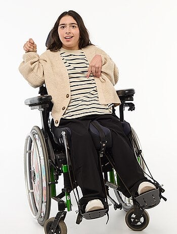 Pantaloni ampi a vita alta - collezione facili da indossare