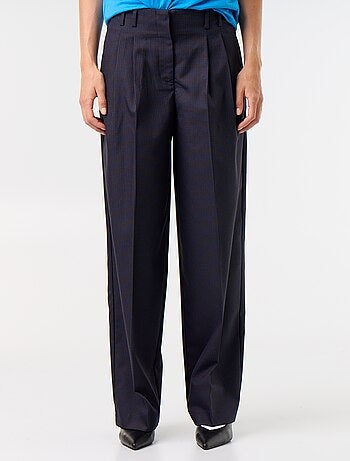Pantaloni ampi a vita alta