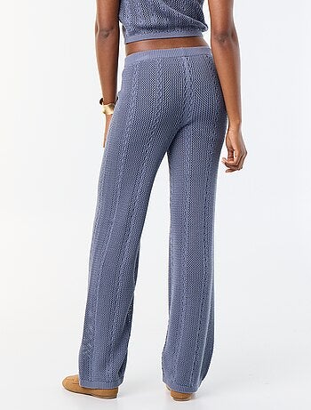 Pantaloni ampi all'uncinetto
