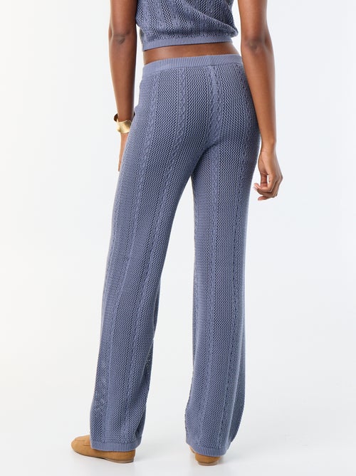 Pantaloni ampi all'uncinetto - Kiabi