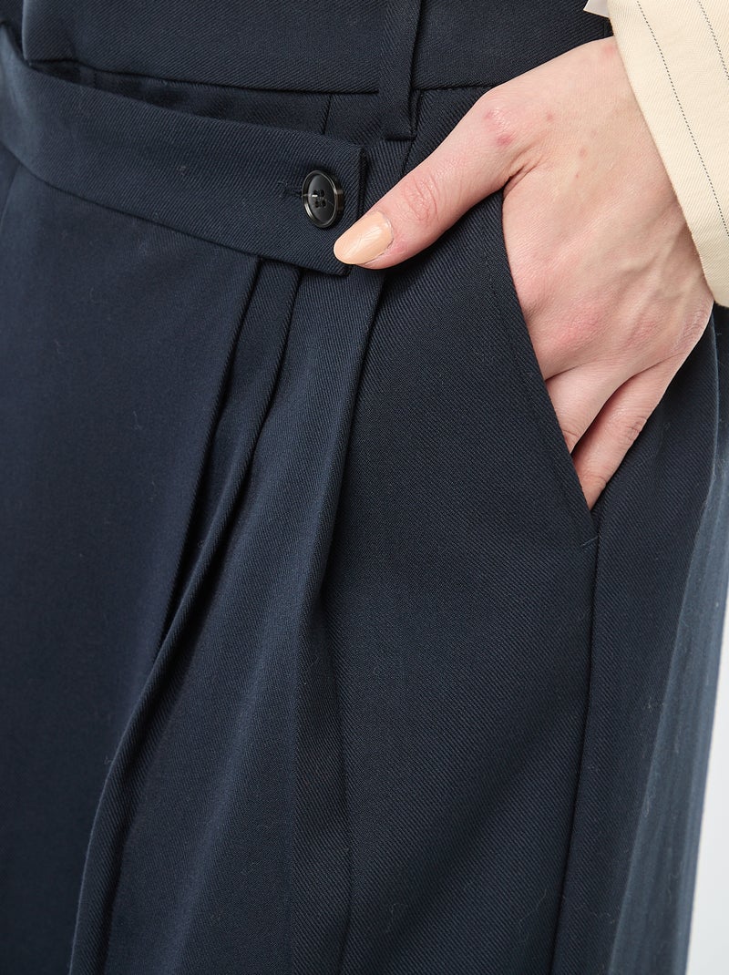 Pantaloni ampi asimmetrici Blu - Kiabi