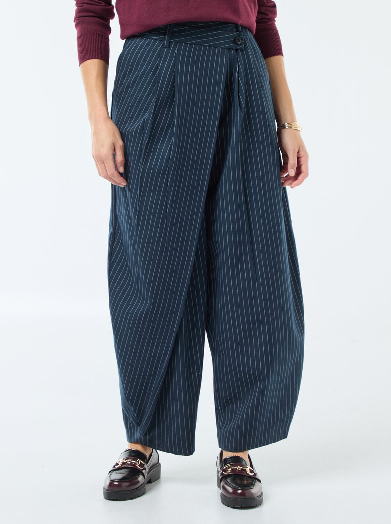 Pantaloni ampi asimmetrici Blu - Kiabi