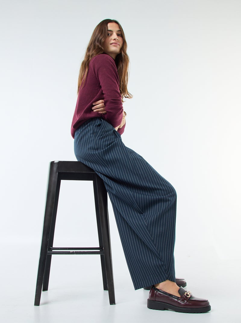 Pantaloni ampi asimmetrici Blu - Kiabi