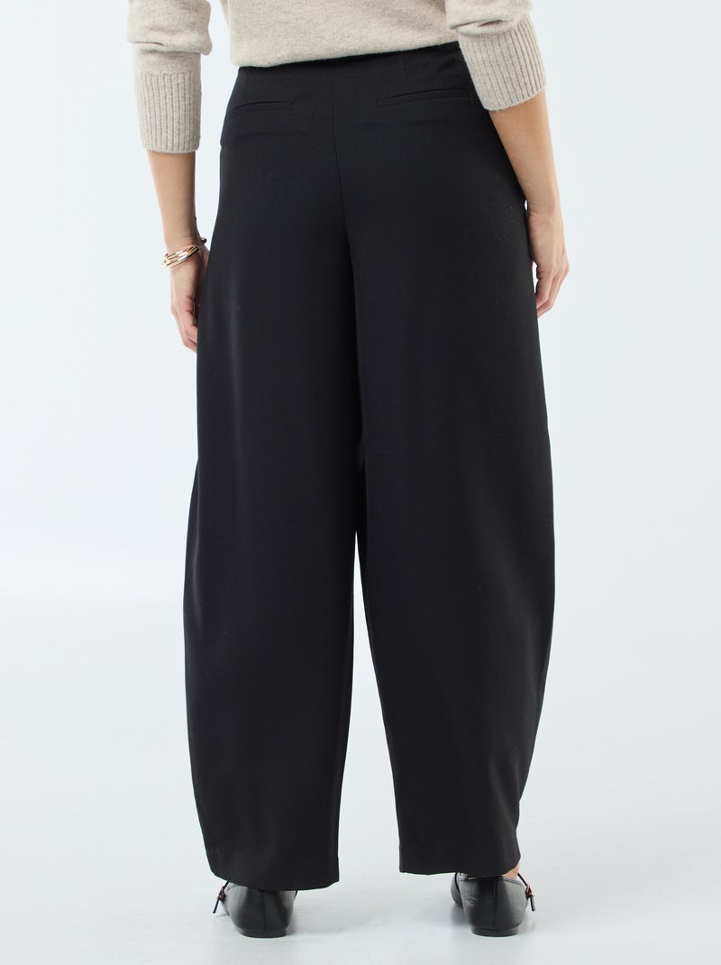 Pantaloni ampi asimmetrici Nero - Kiabi