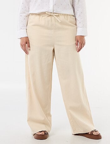 Pantaloni ampi con 2 tasche