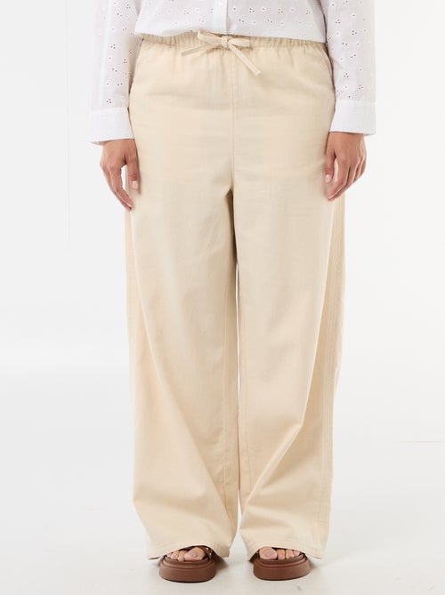Pantaloni ampi con 2 tasche - Kiabi