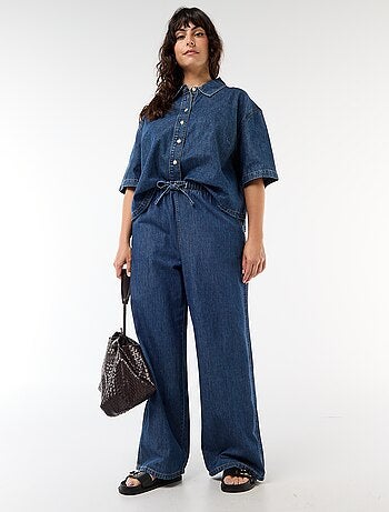 Pantaloni ampi con 2 tasche