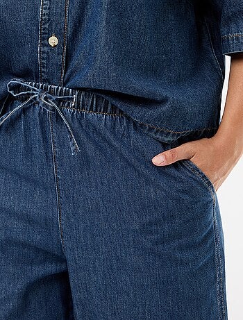 Pantaloni ampi con 2 tasche