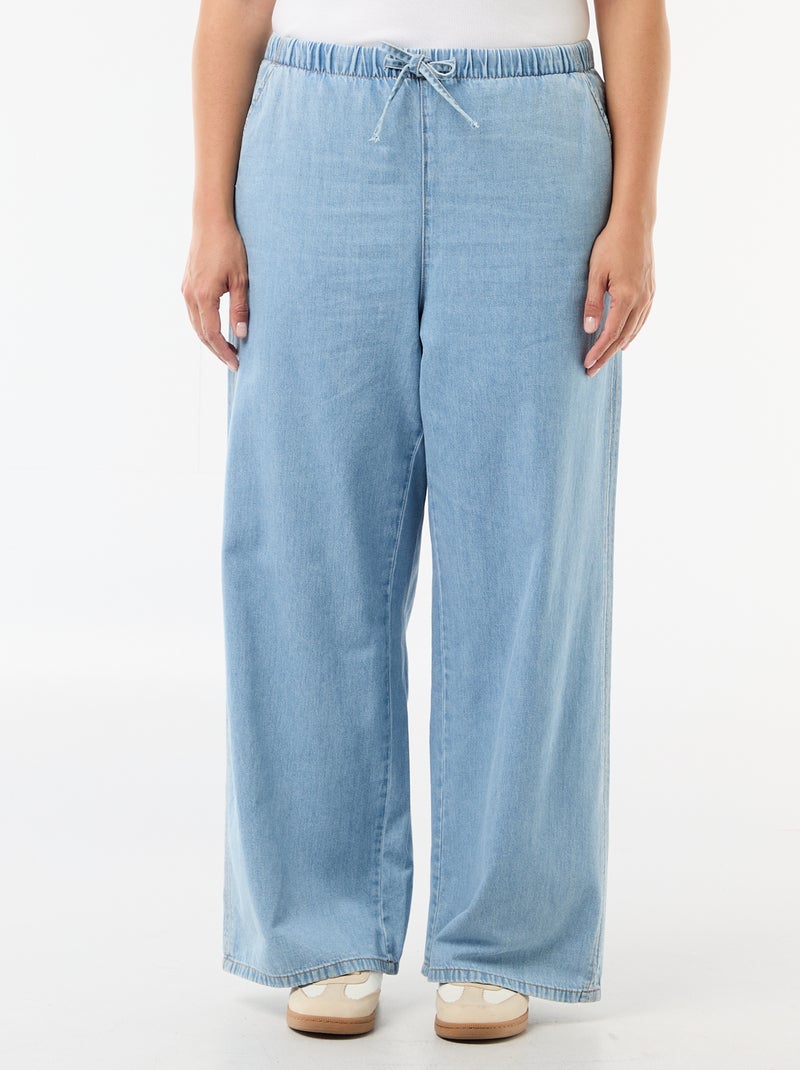 Pantaloni ampi con 2 tasche Blu - Kiabi