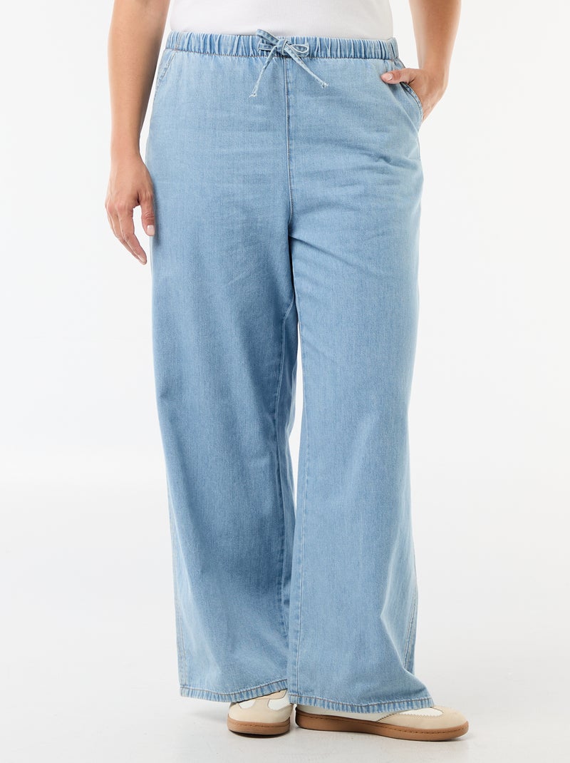 Pantaloni ampi con 2 tasche Blu - Kiabi