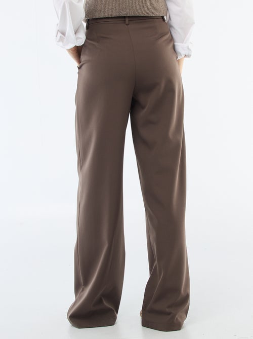 Pantaloni ampi con apertura asimmetrica - Kiabi