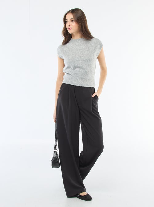 Pantaloni ampi con apertura asimmetrica - Kiabi