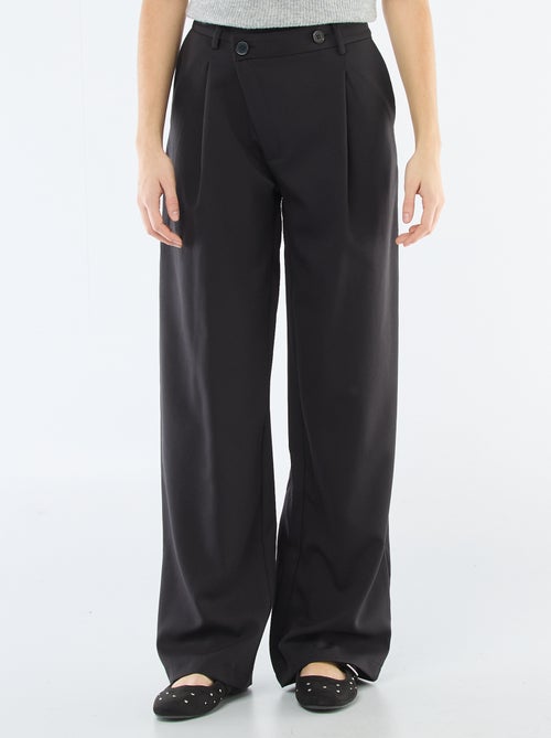 Pantaloni ampi con apertura asimmetrica - Kiabi