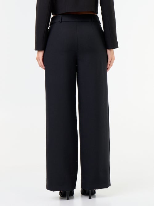 Pantaloni ampi con bottoni dorati - Kiabi