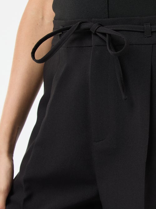 Pantaloni ampi con cintura a laccio - Kiabi