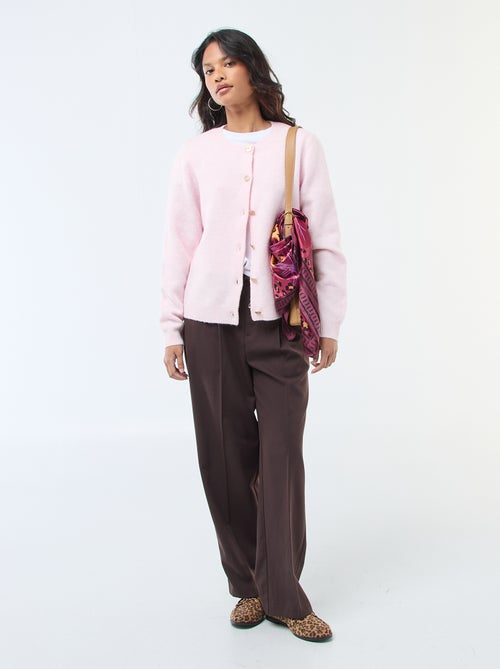 Pantaloni ampi con elastico in vita + lacci da annodare - Kiabi