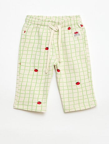 Pantaloni ampi con motivo