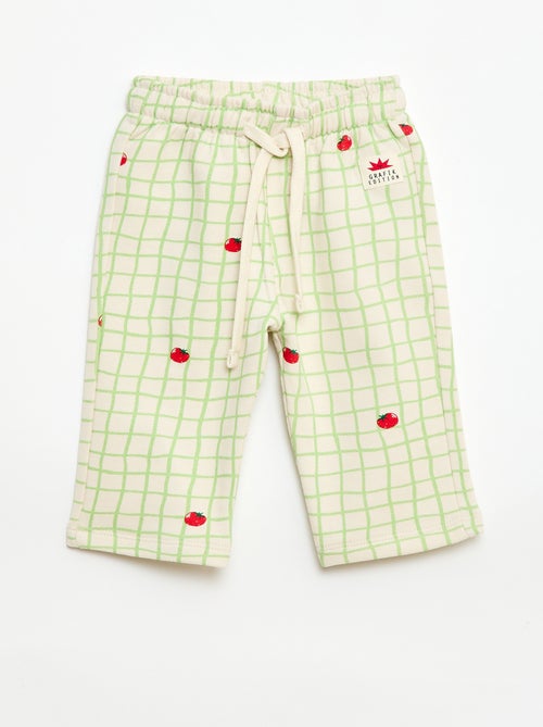 Pantaloni ampi con motivo - Kiabi