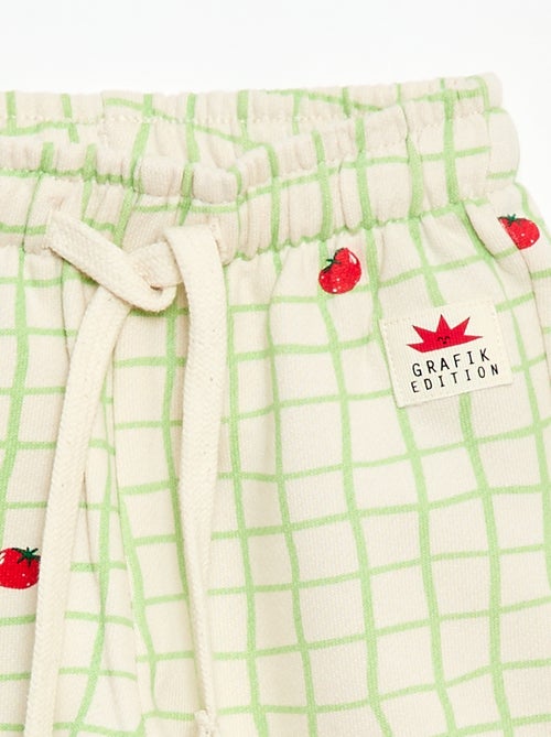 Pantaloni ampi con motivo - Kiabi