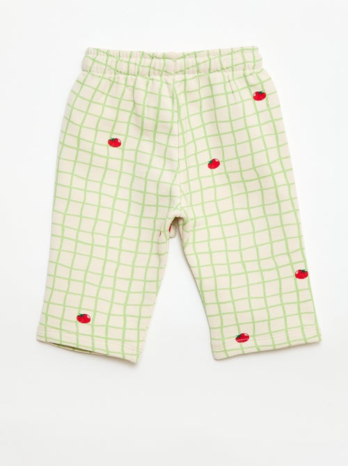 Pantaloni ampi con motivo - Kiabi