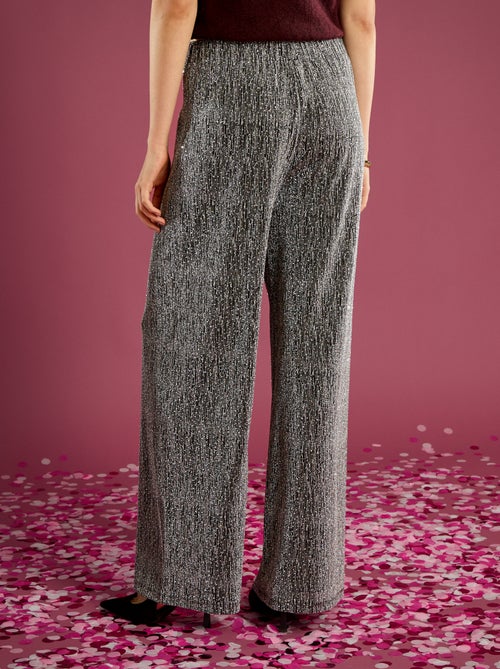 Pantaloni ampi con paillettes - Kiabi