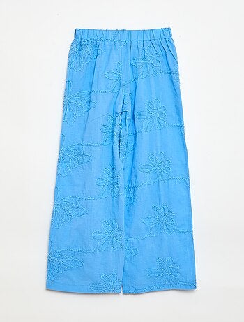 Pantaloni ampi con ricami