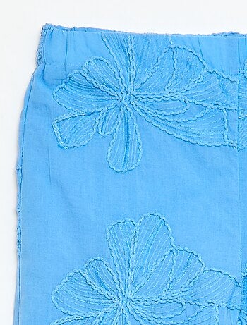 Pantaloni ampi con ricami