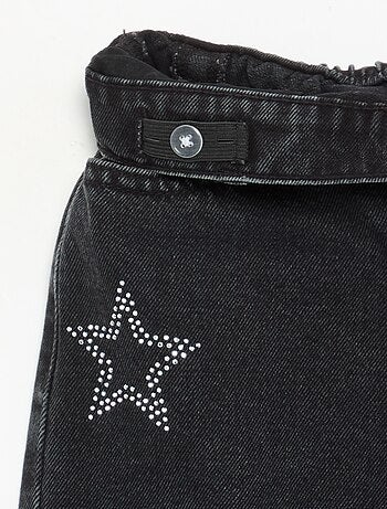 Pantaloni ampi con strass