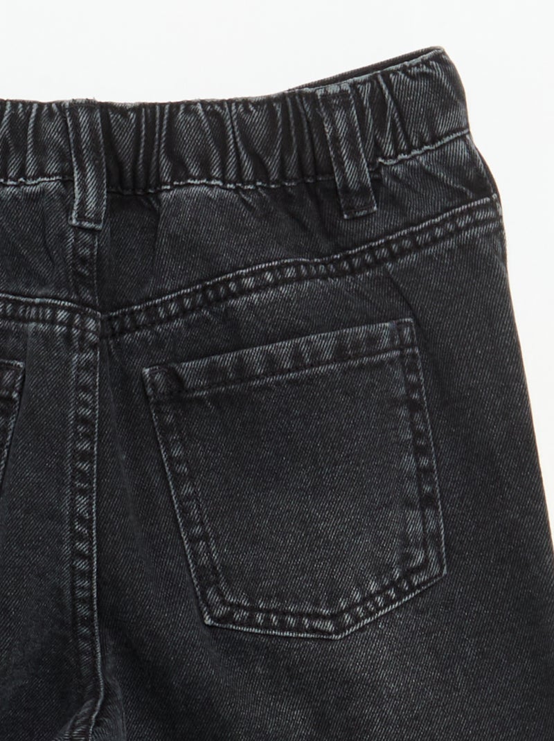 Pantaloni ampi con strass Nero - Kiabi