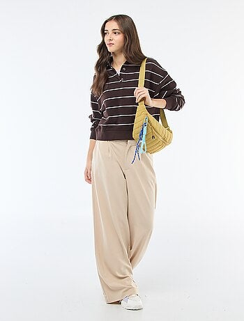 Pantaloni ampi con vita stile boxer