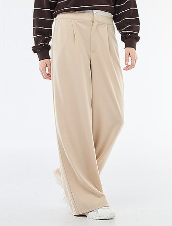 Pantaloni ampi con vita stile boxer