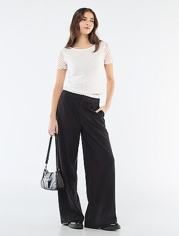 Pantaloni ampi con vita stile boxer