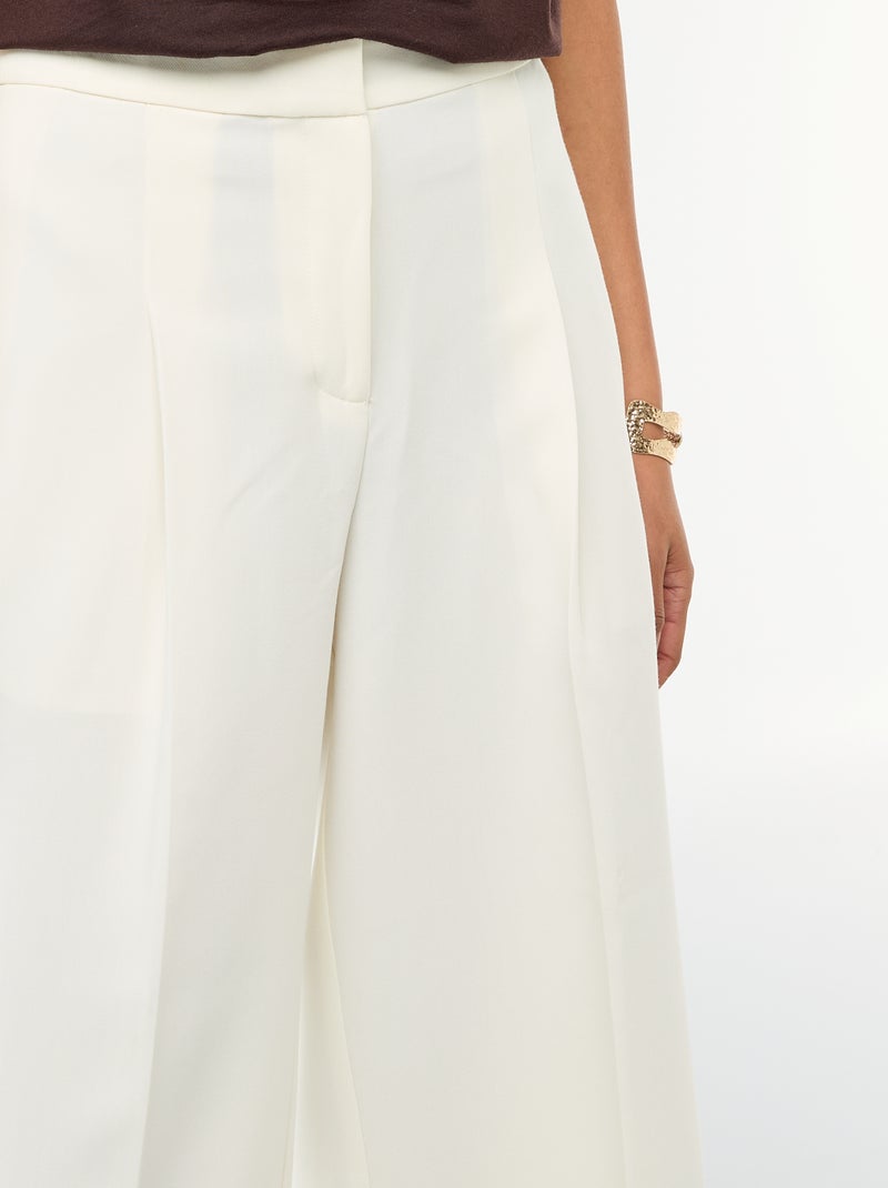 Pantaloni ampi da cerimonia Bianco - Kiabi
