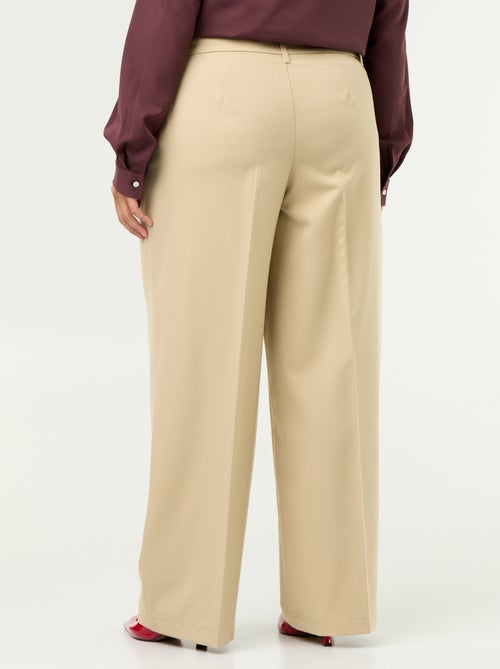 Pantaloni ampi fluidi a tinta unita - Kiabi Pantaloni ampi fluidi a tinta unita - Kiabi