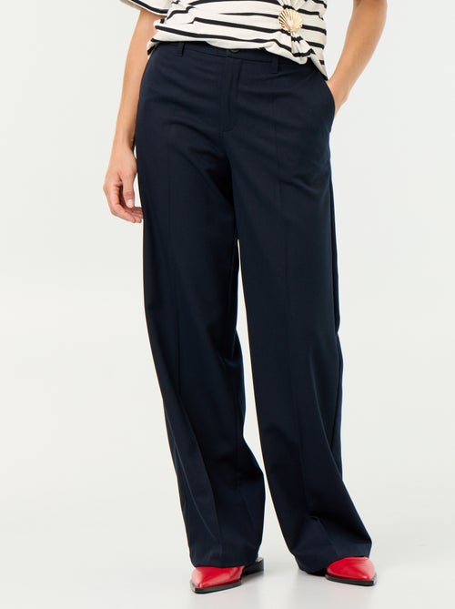Pantaloni ampi fluidi a tinta unita - Kiabi Pantaloni ampi fluidi a tinta unita - Kiabi