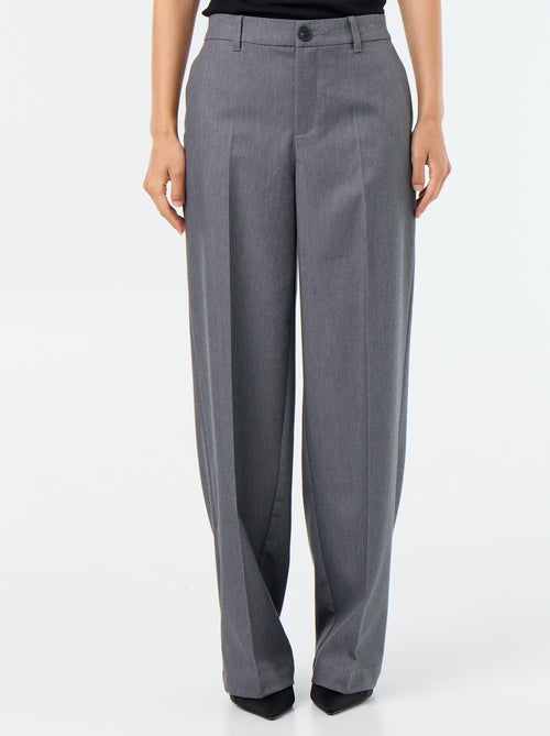 Pantaloni ampi fluidi a tinta unita - Kiabi Pantaloni ampi fluidi a tinta unita - Kiabi