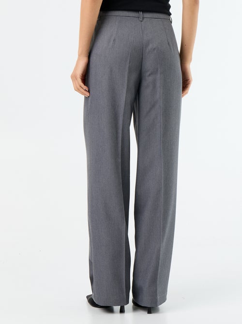 Pantaloni ampi fluidi a tinta unita - Kiabi Pantaloni ampi fluidi a tinta unita - Kiabi