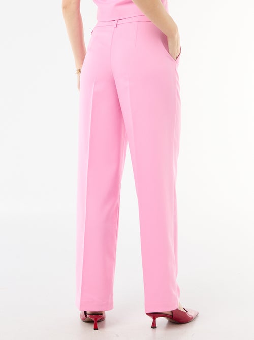 Pantaloni ampi fluidi tinta unita - Kiabi