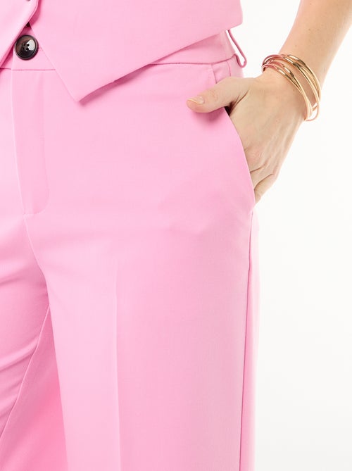 Pantaloni ampi fluidi tinta unita - Kiabi