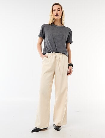 Pantaloni ampi in denim