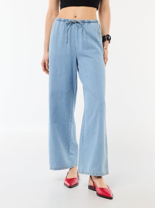 Pantaloni ampi in denim - Kiabi